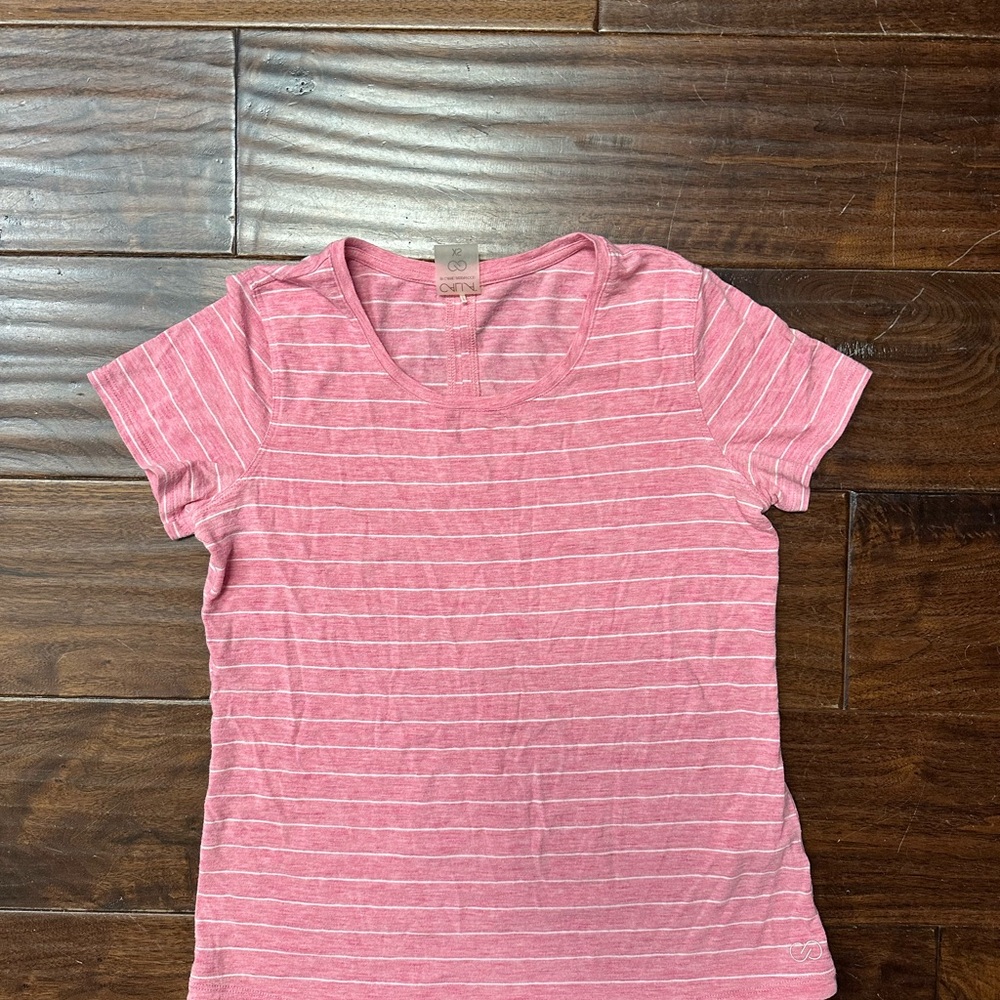 CALIA by Carrie Underwood Pink Striped Top Size XS